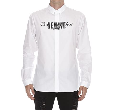 white dior shirts|dior white shirt men.